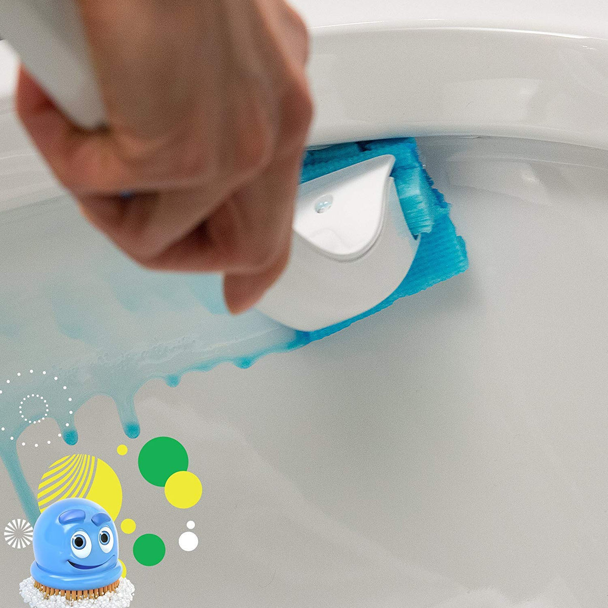 Scrubbing Bubbles Fresh Brush Toilet Cleaning System Starter Kit with 4 Refills- 2 Pack