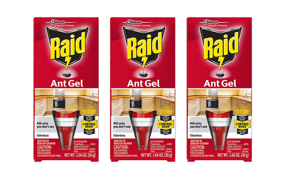 Raid Ant Gel Precision Bait,1.06 Ounce (Pack of 3)