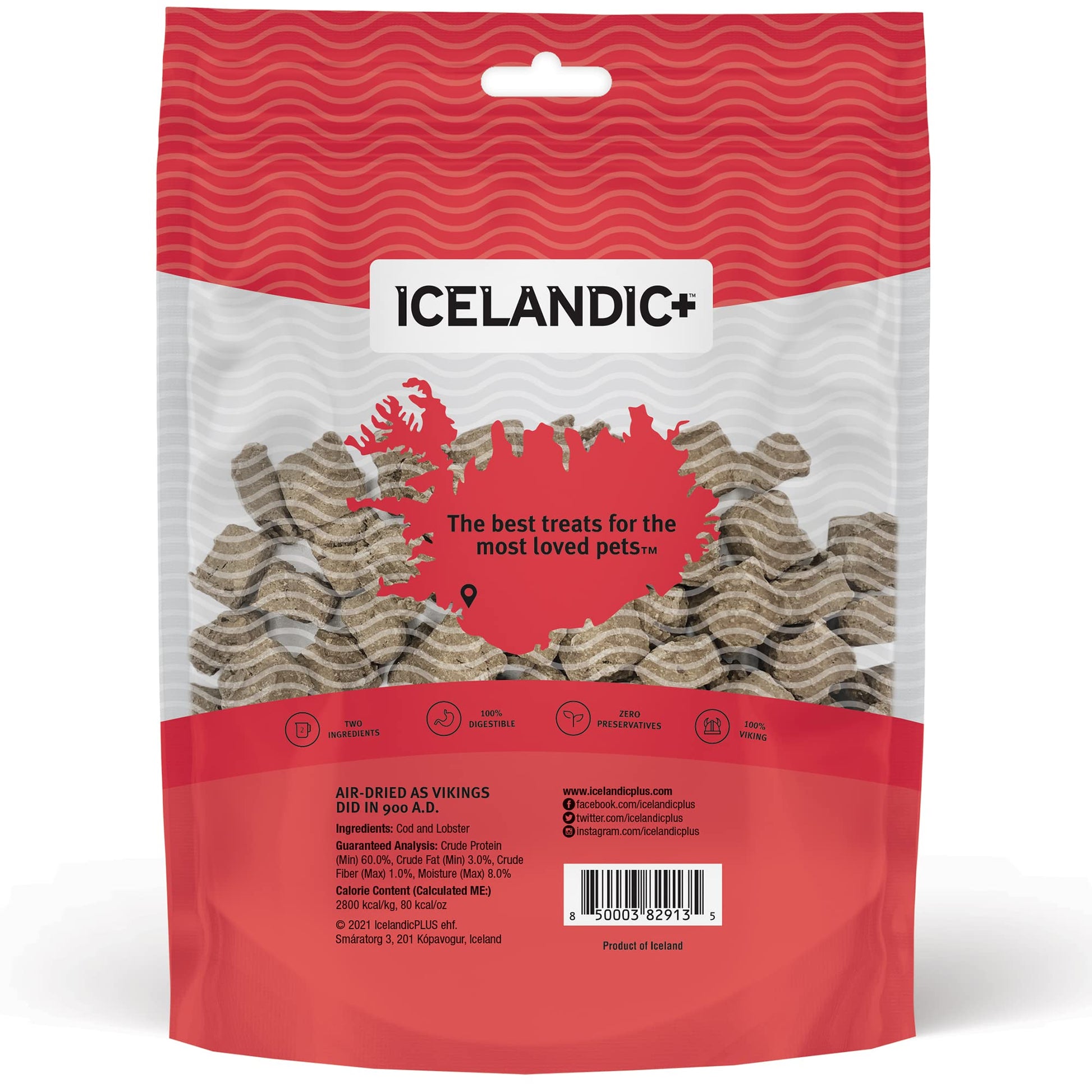 Icelandic+ Cod & Lobster Combo Bites Dog Treat 3.0-oz Bag