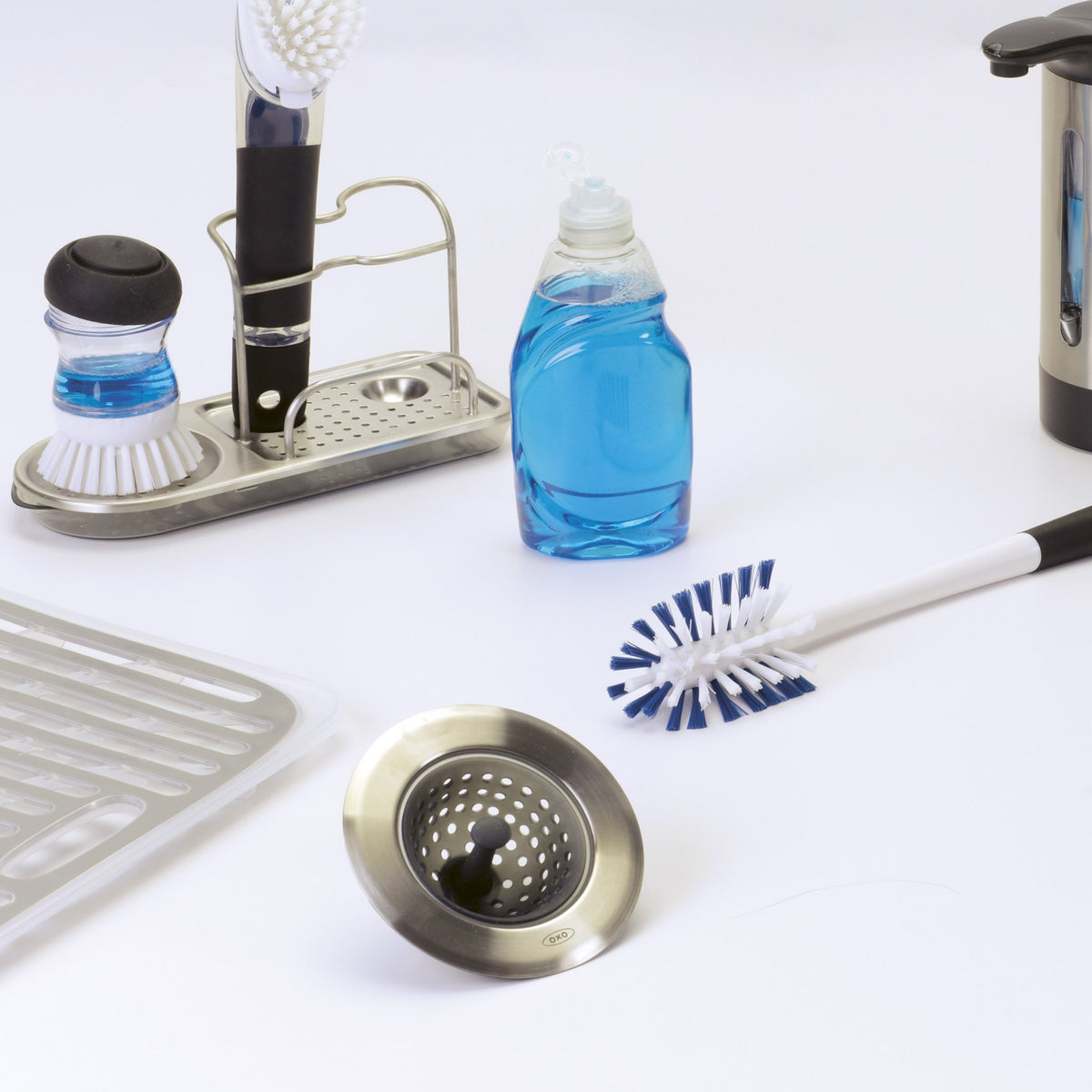 OXO Good Grips Silicone Sink Strainer, Black