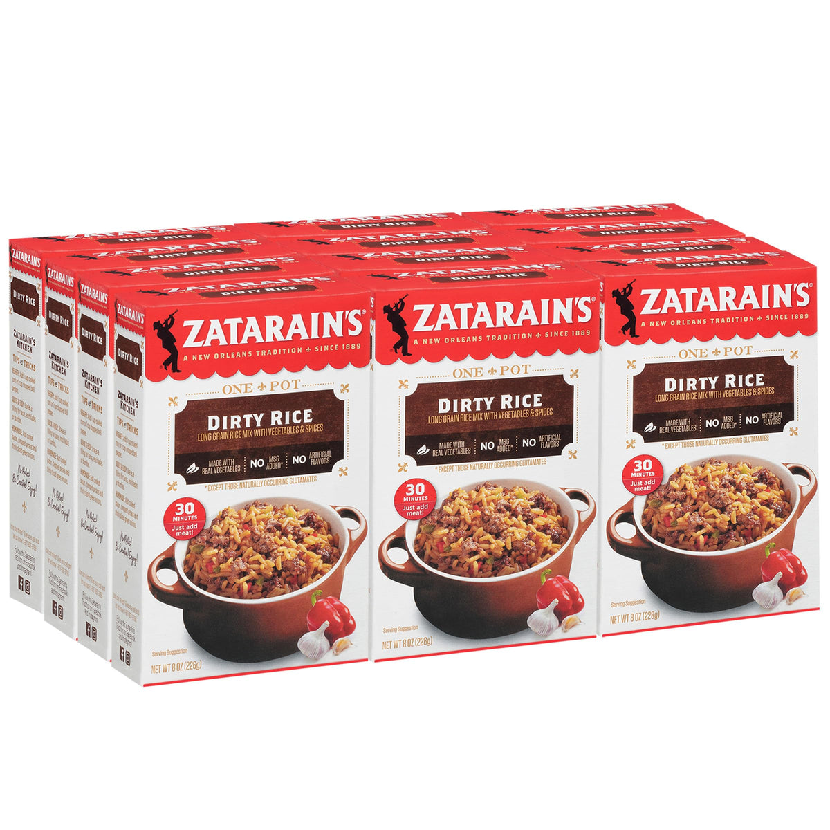 Zatarain's Dirty Rice, 8 oz (Pack of 12)