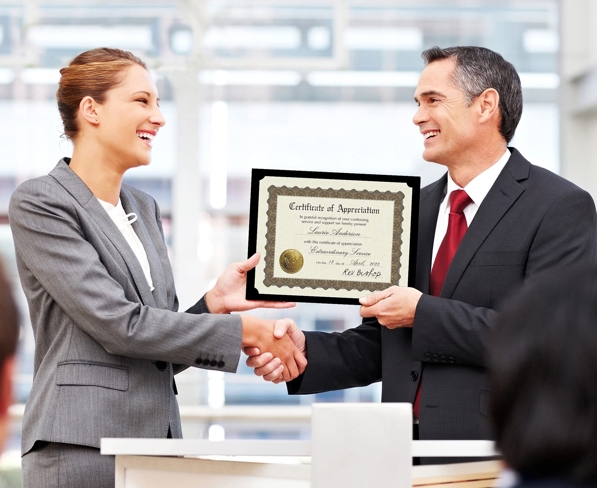 Great Papers! Certificate of Appreciation, Pre-Printed, Gold Foil, Embossed, 8.5" x 11", 6 Count (930000)