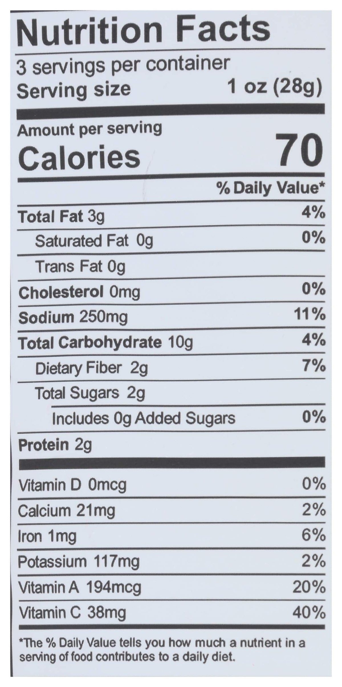 Brad's Raw Organic Gluten Free Chips, Cheddar, 3 Ounce