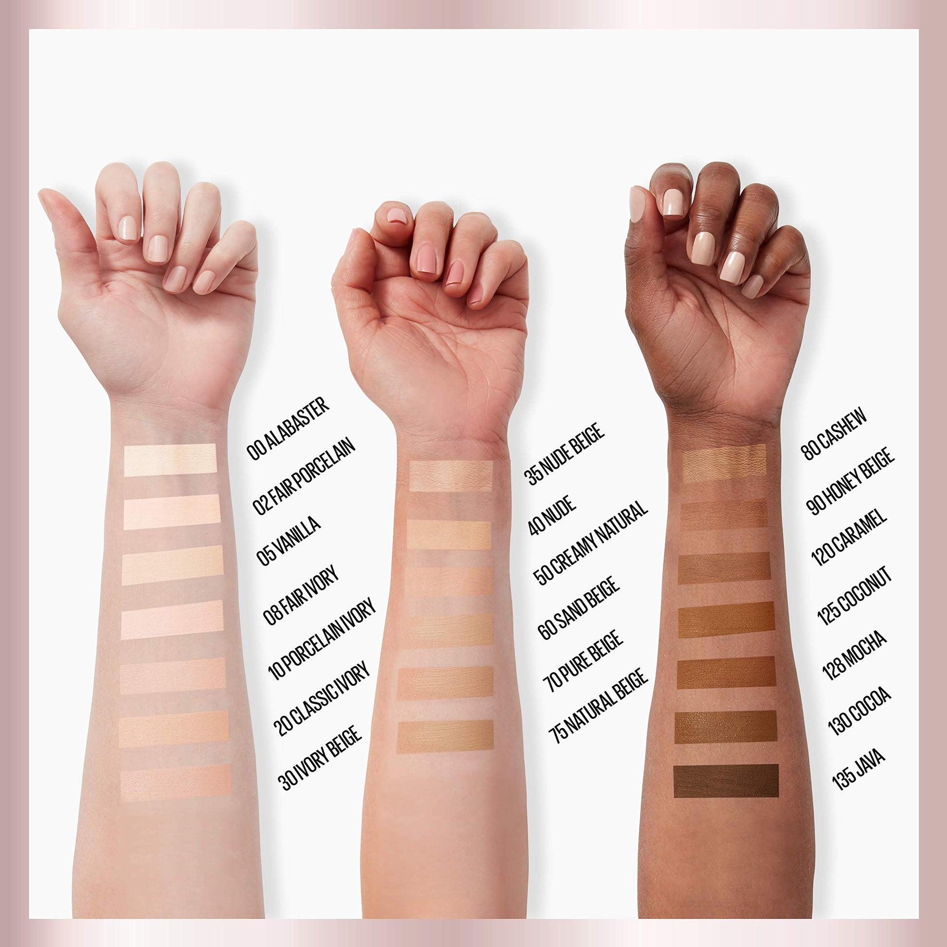 Maybelline Dream Radiant Liquid Medium Coverage Hydrating Makeup, Lightweight Liquid Foundation, Fair Ivory, 1 Count