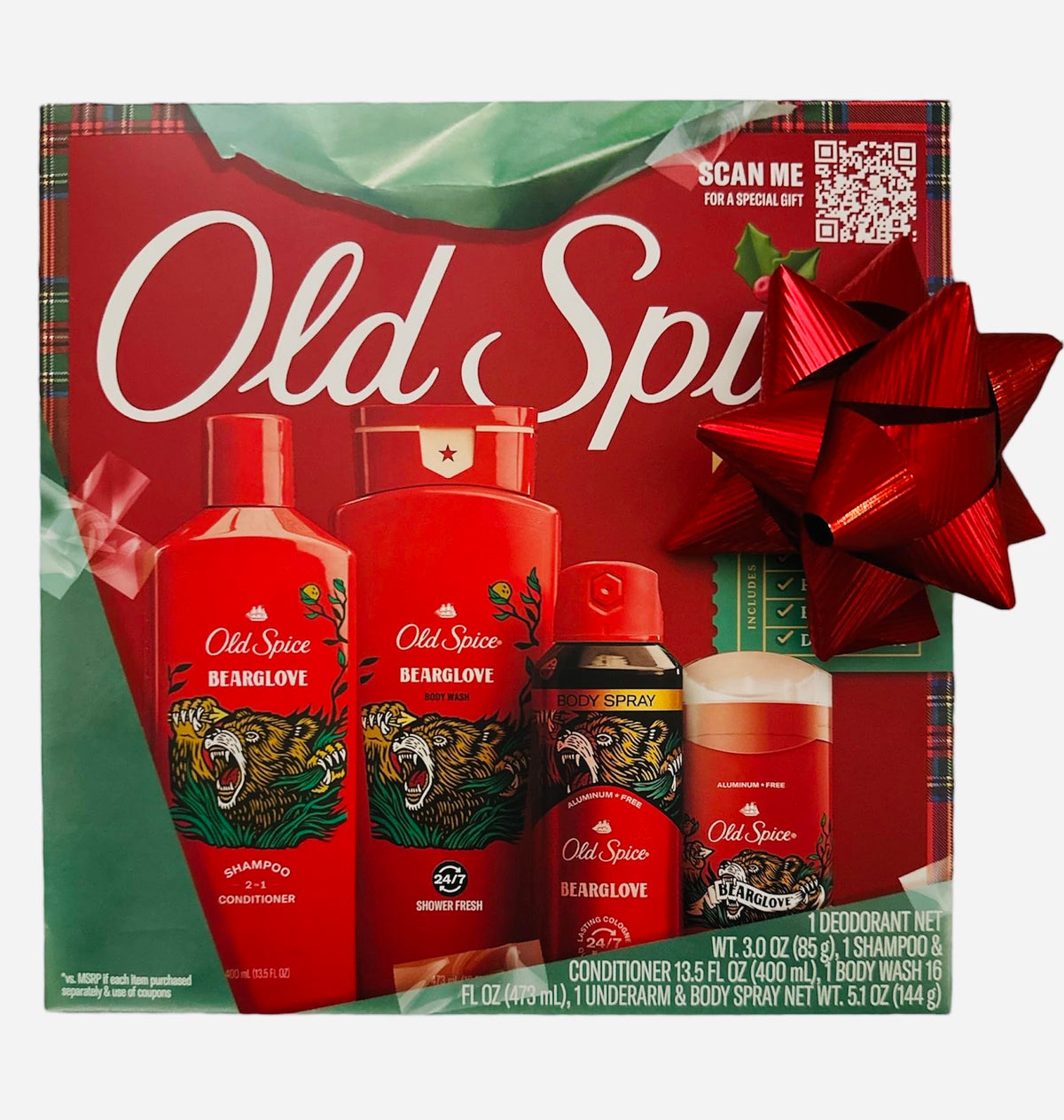 Old Spice BearGlove 3 piece gift set