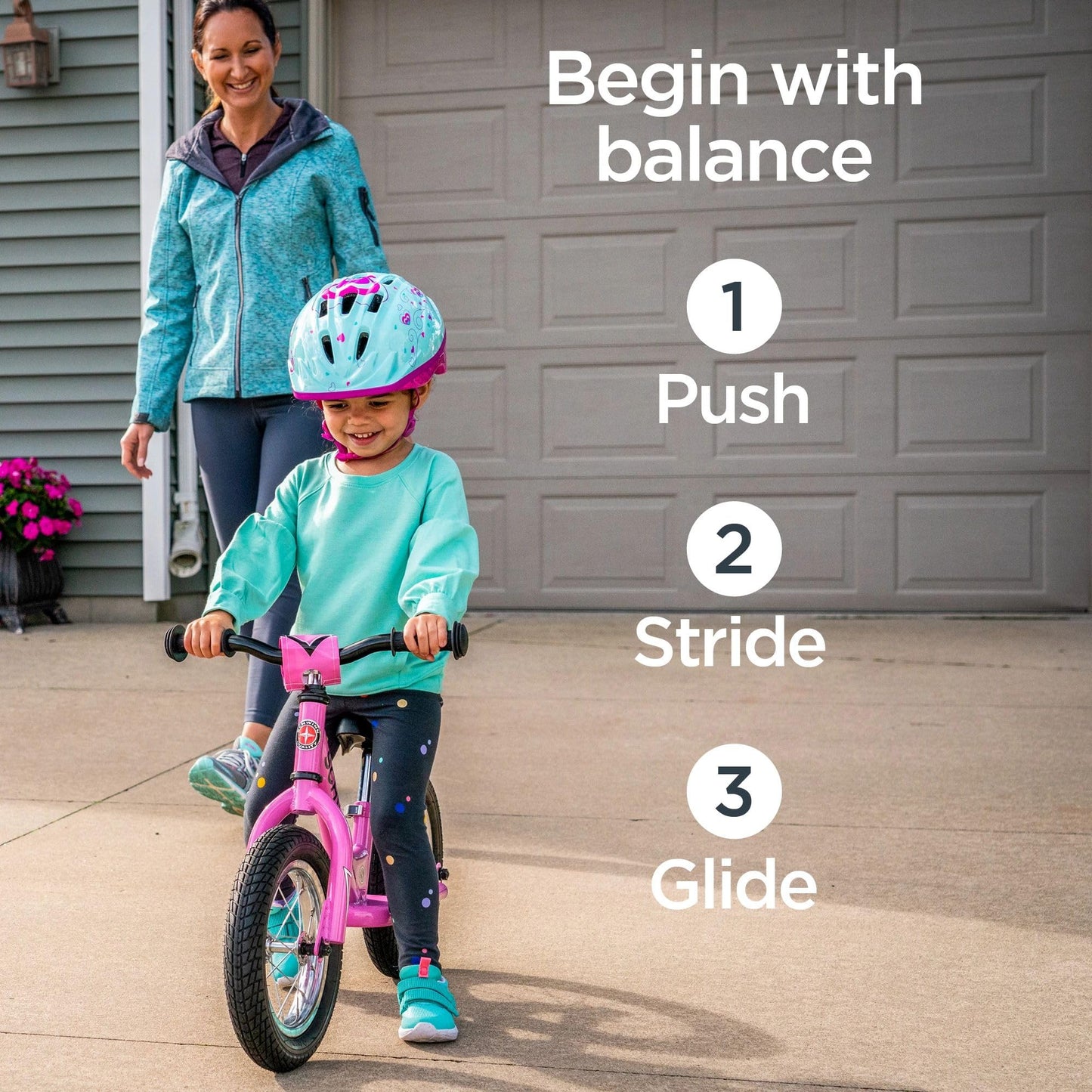 Schwinn Toddler Balance Bike, Boys and Girls, Fits Kids 28-38-Inches Tall, with 12-Inch Wheels, Beginner Rider Training, Red