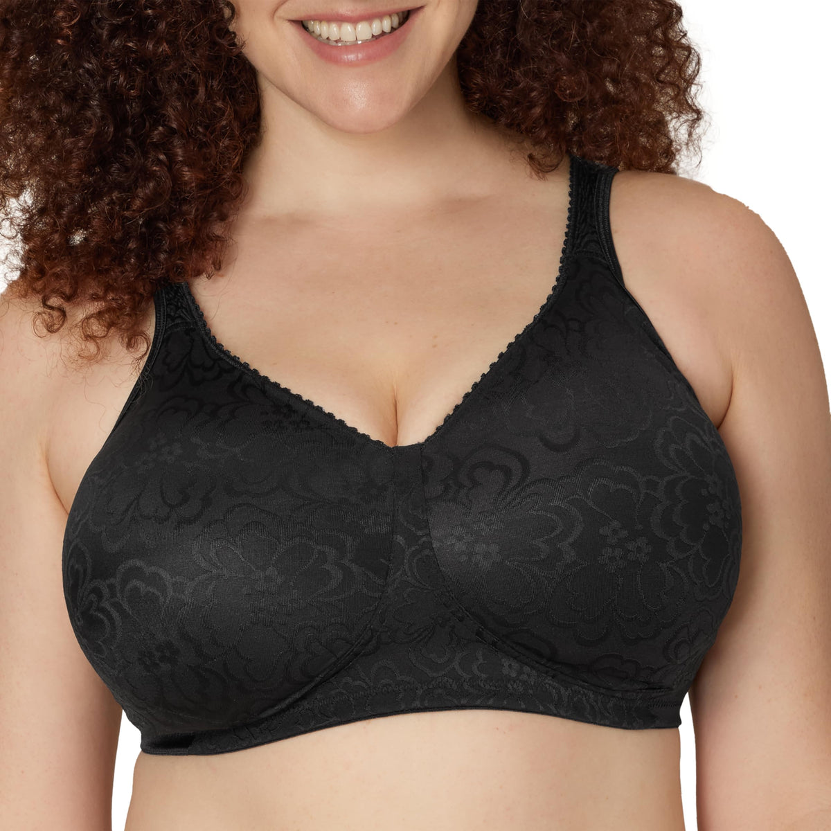 Playtex Women's 18 Hour Ultimate Lift & Support Wireless Bra US4745, Black, 48DD