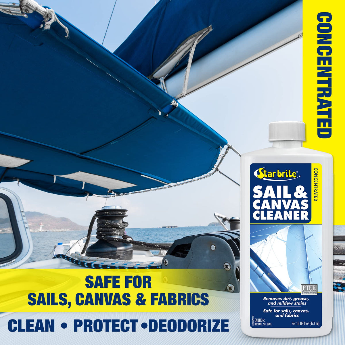 STAR BRITE Sail & Canvas Cleaner Concentrated Formula - 16 OZ (082016)