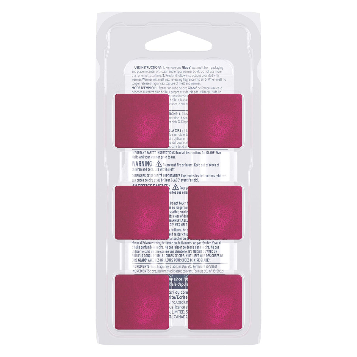 6 Pack Fresh Berries Wax Refills