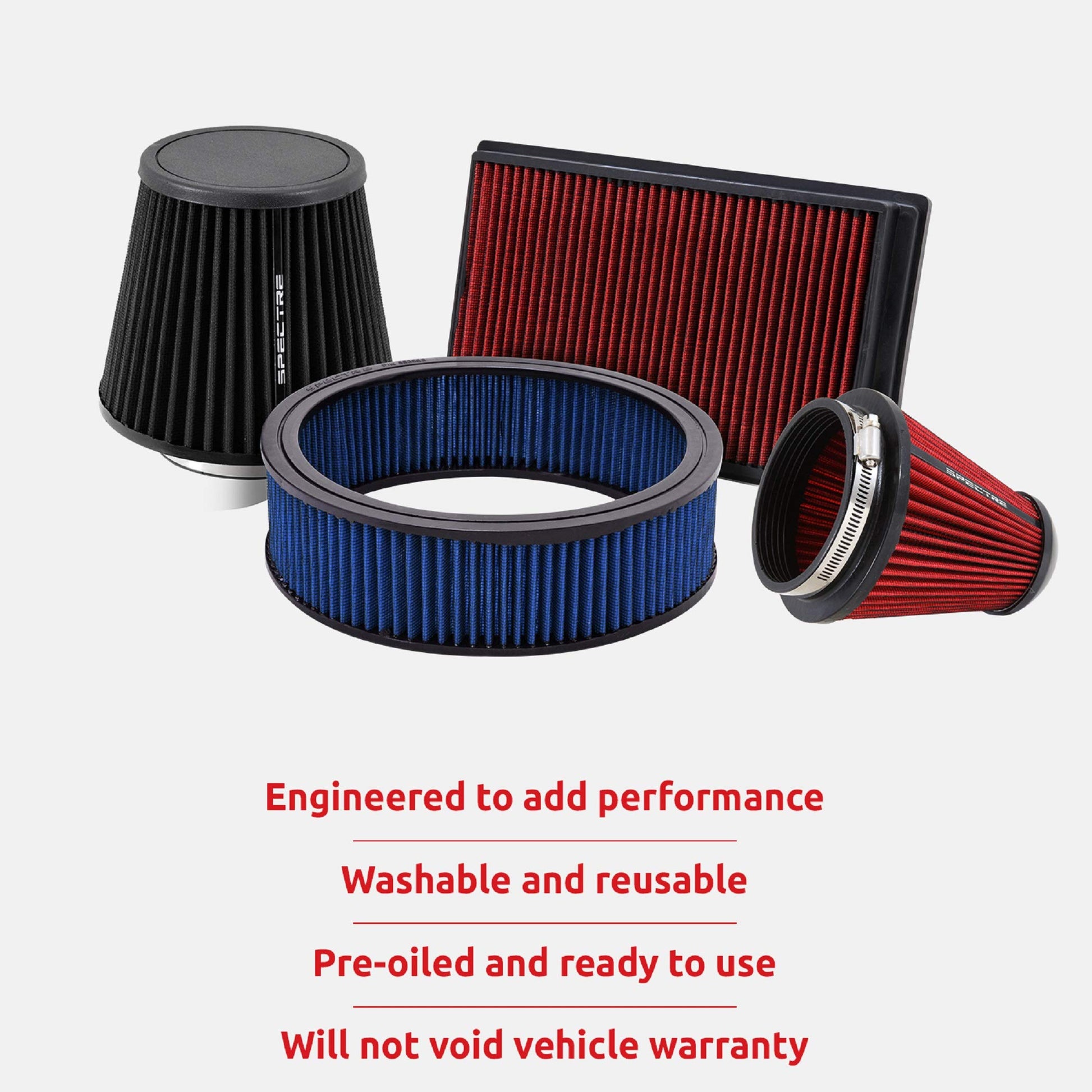 Spectre Engine Air Filter: High Performance, Premium, Washable, Replacement Filter: Fits 2002-2020 RAM/DODGE (1500, 2500, 3500, 4500, 5500, Ram, Classic) SPE-HPR9401