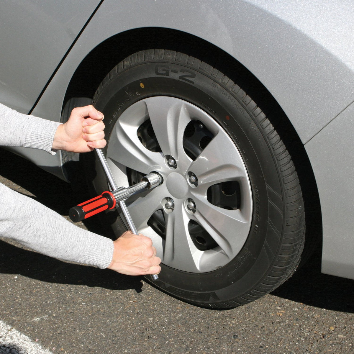 Performance Tool W5 SAE Breakdown Compact 4-Way Cross Lug Wrench (11/16, 3/4, 13/16 & 15/16-Inch)