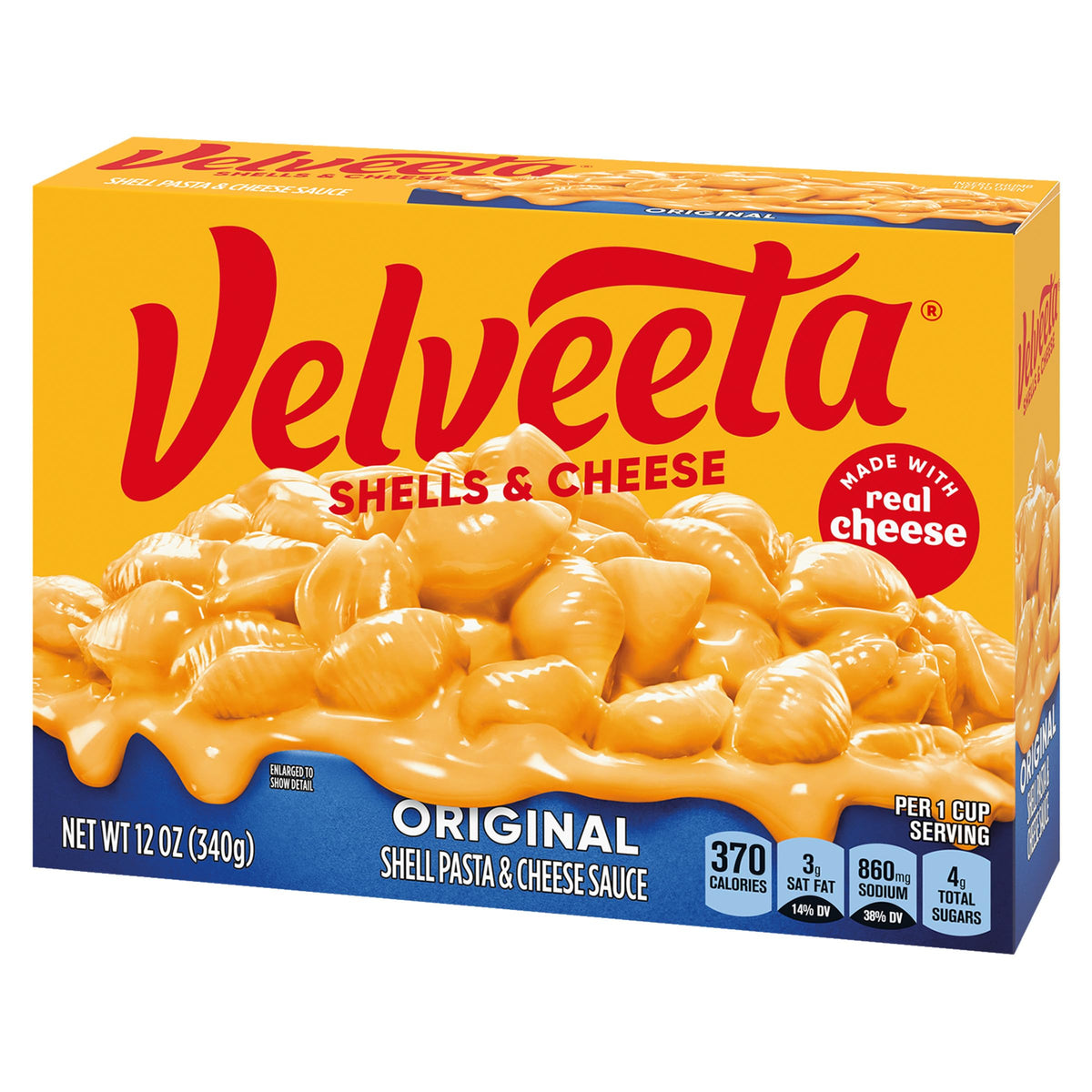 Velveeta Shells & Cheese Original Shell Pasta & Cheese Sauce, 12 oz. Box