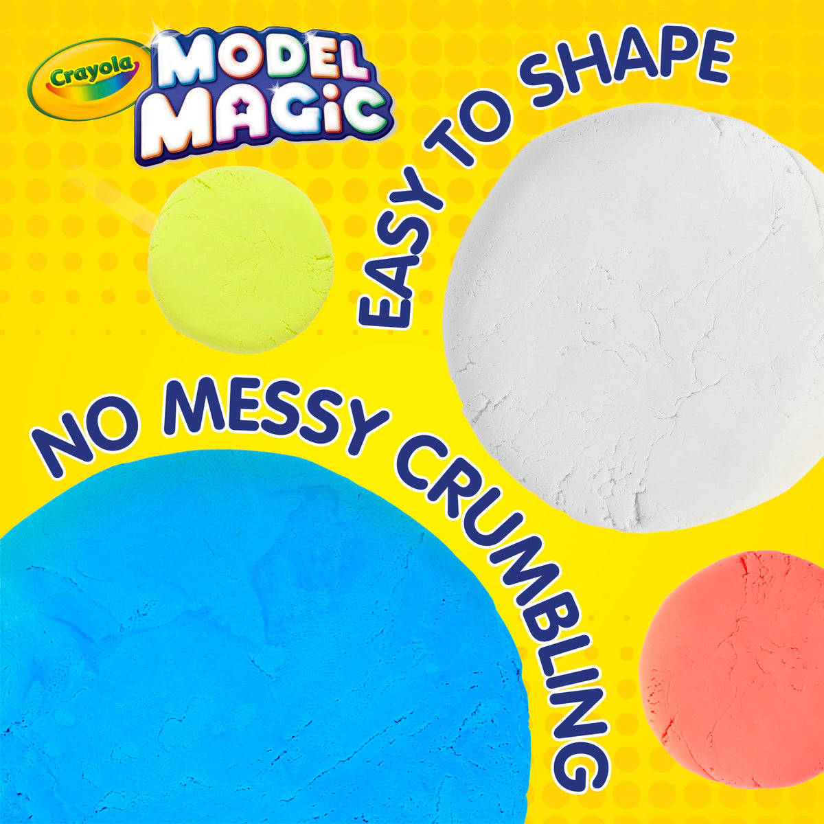 Crayola Model Magic Modeling Compound, Blue, 4 oz. Pouch
