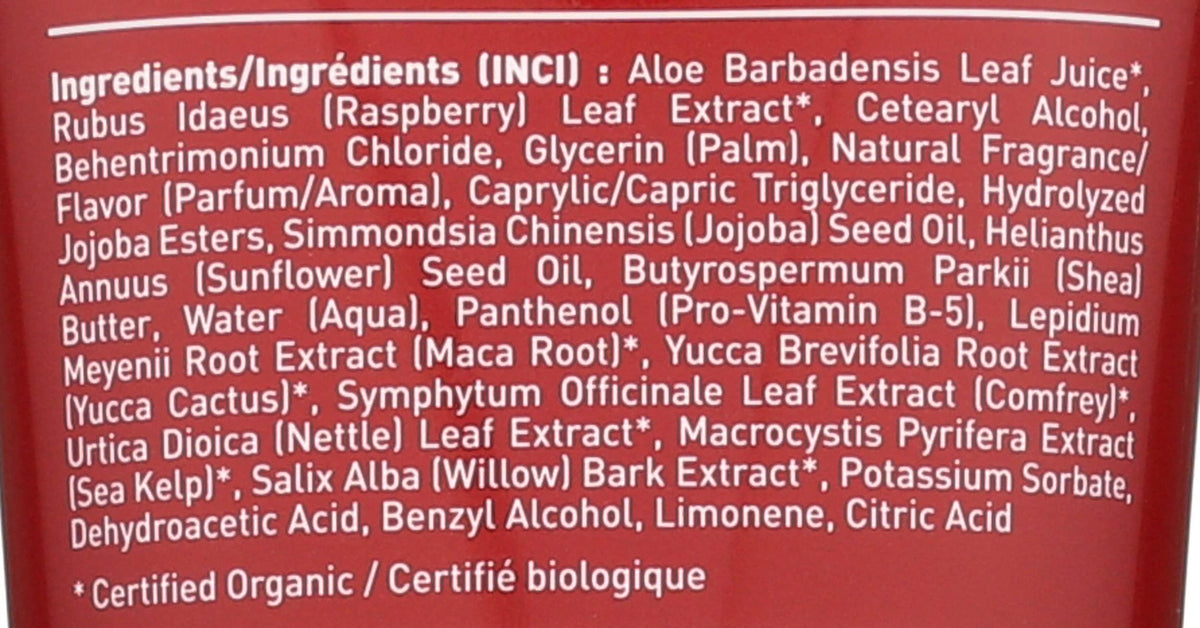 Desert Essence Organics Hair Conditioner for Shine Enhancing, Red Raspberry, 8 Oz