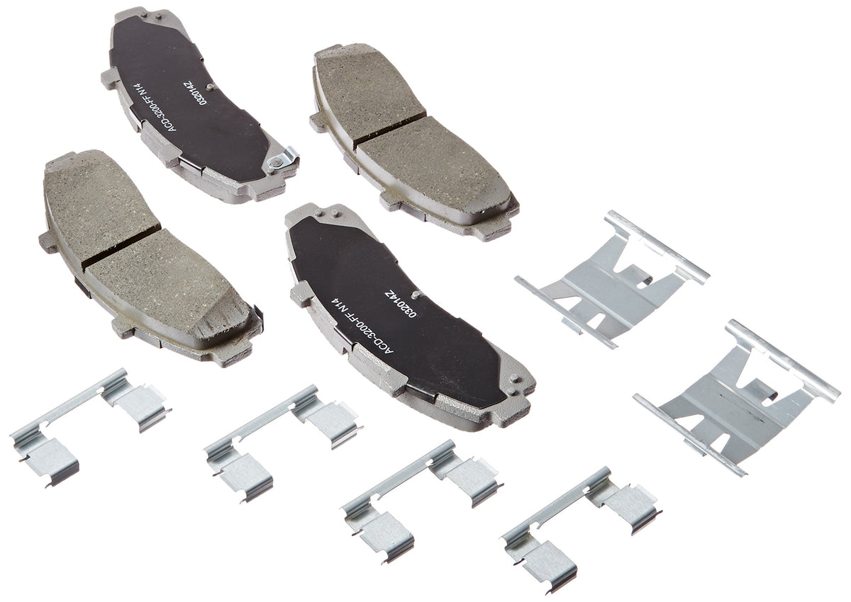 ACDelco Silver 14D652CH Ceramic Front Disc Brake Pad Set