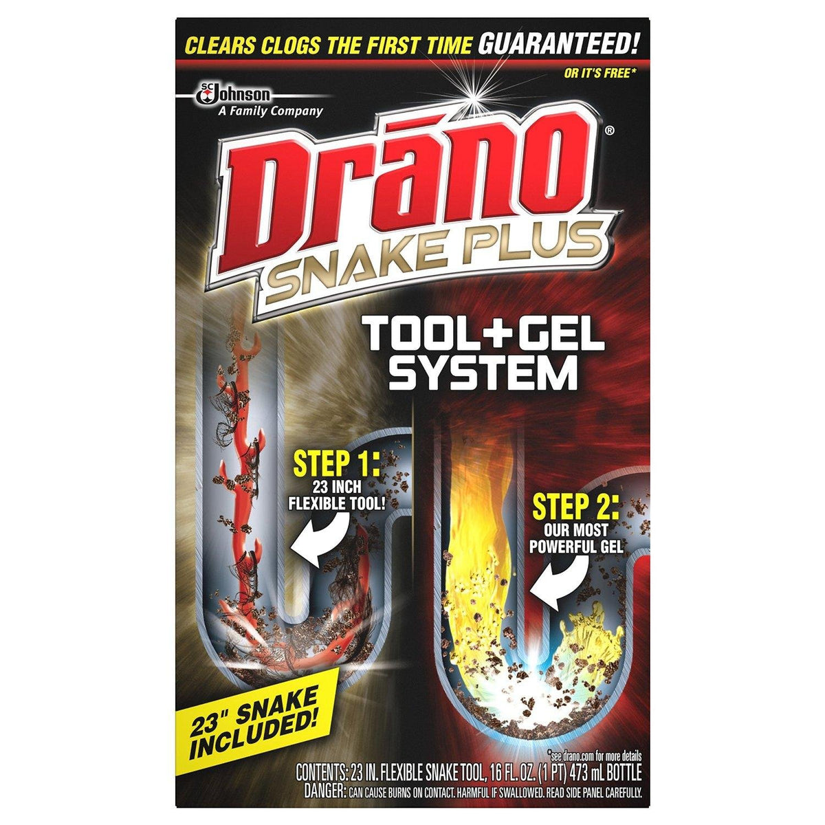Drano 16 oz. Snake Plus Kit (1)