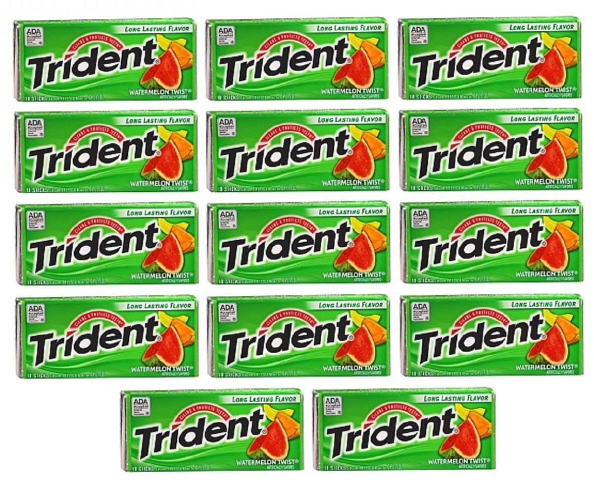 Trident Watermelon Twist SugarFree Gum 14 Ct. 15 Pk. - OSM