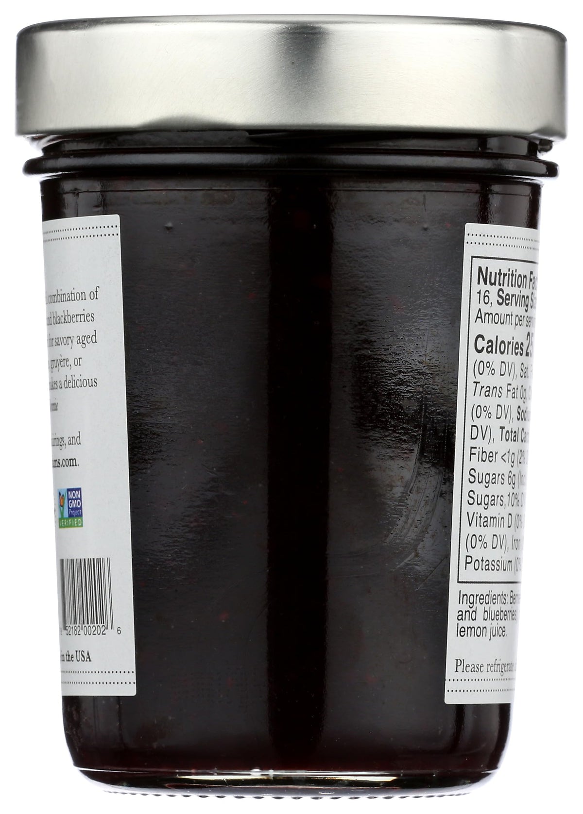Bonnie's Jams, Black & Blue Jam, 8.75 Ounce