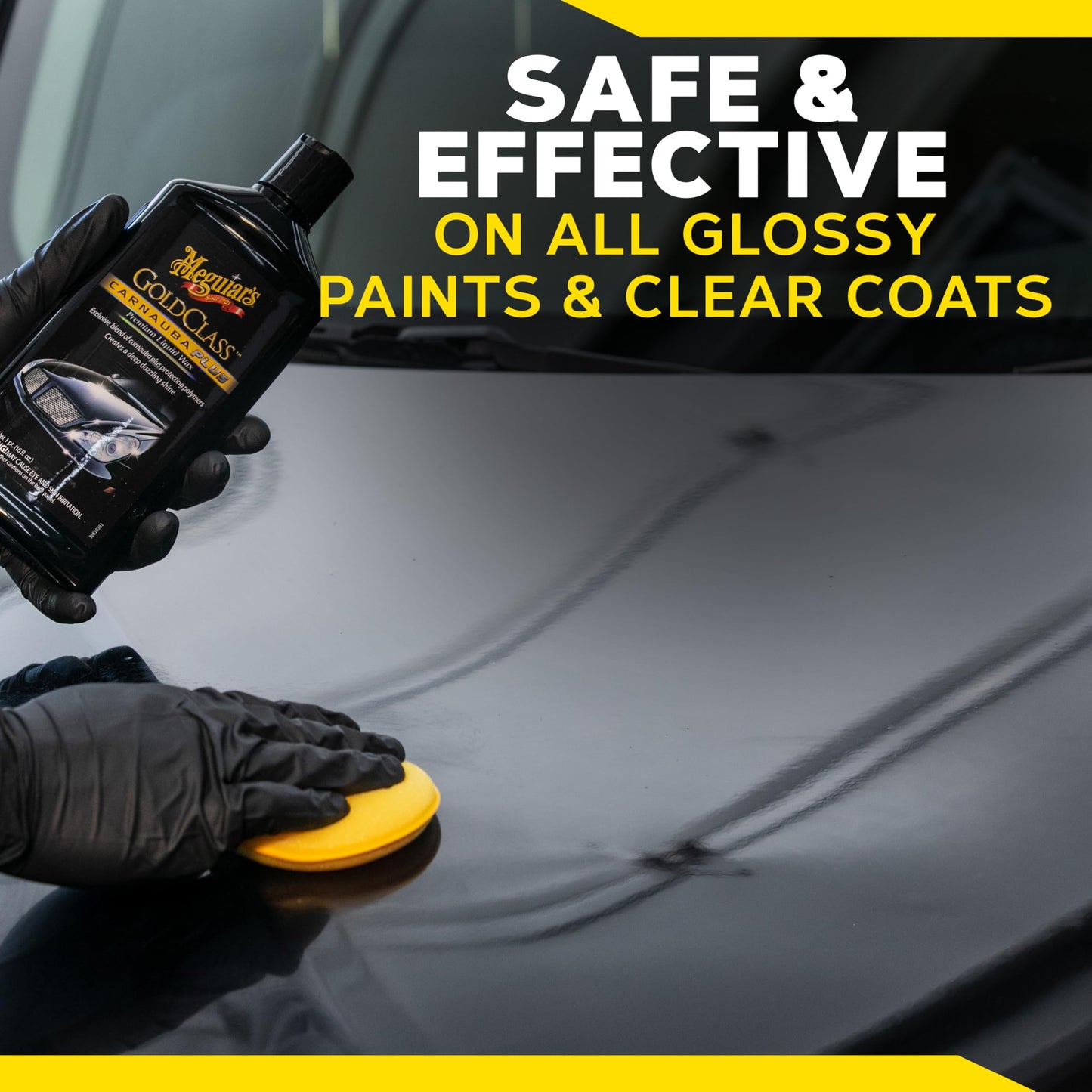 Meguiar's Gold Class Carnauba Plus Premium Liquid Wax - Long-lasting Protection, Deep Shine, Easy Application - The Perfect Car Wax for All Vehicles with Glossy Paint - 16 Oz