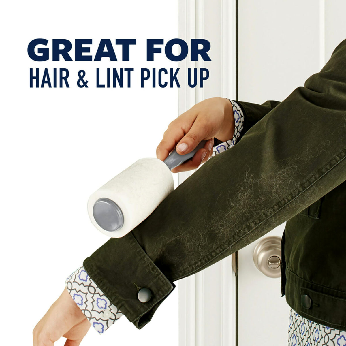 Scotch-Brite Everyday Clean Lint Roller, Lint Remover for Pet Hair, Dark Clothes, Furniture, and Dusty Surfaces, Picks Up Fur & Fluff in Your Home, Car, & Office, 2 Pack, 140 Adhesive Sheets Total