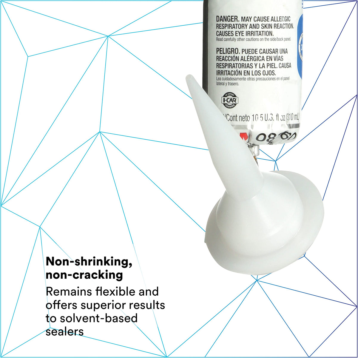 3M Urethane Seam Sealer, 08360, White Color, High Solids, Permanently Flexible, 310 mL/10.5 fl oz Foil Pack