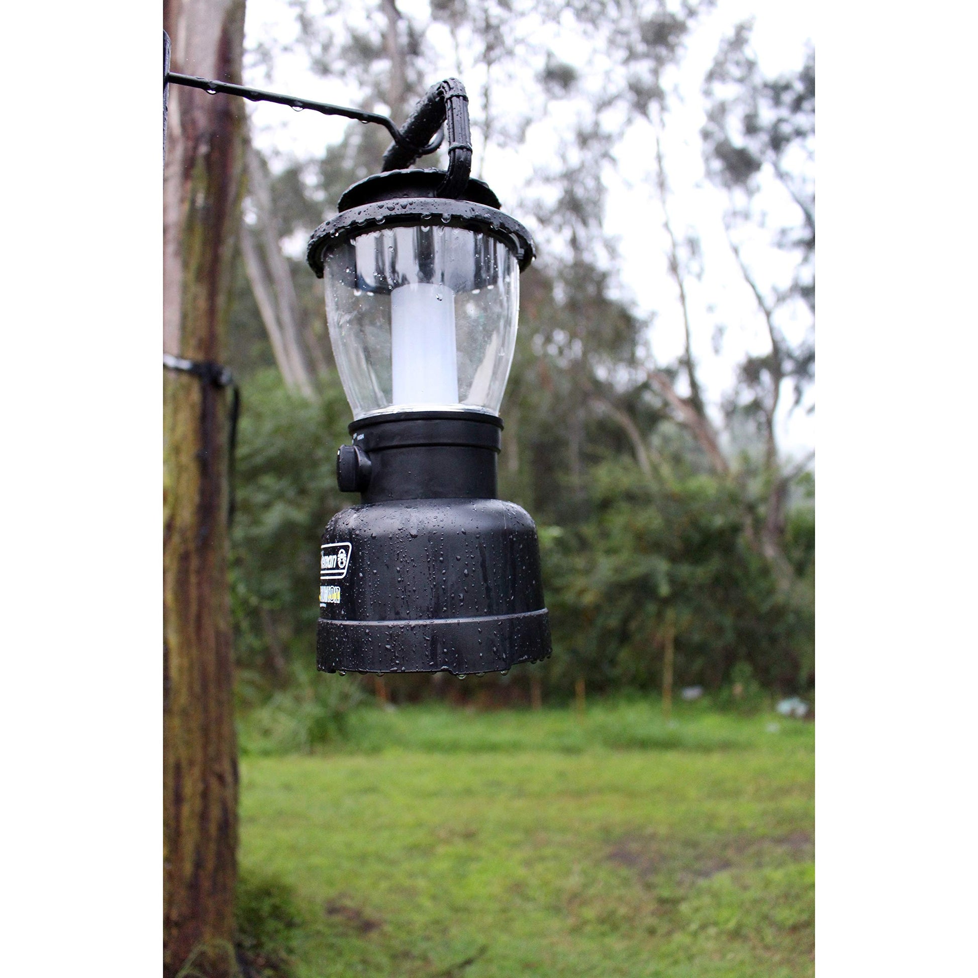 Coleman Rugged Rechargeable 400 Lumens LED Lantern, Impact & Water-Resistant Lantern with USB Charging Port, Lifetime LEDs Never Need Replacing