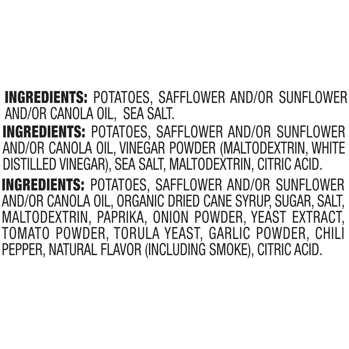 Kettle Brand Potato Chips, Variety Pack of 1.5 oz Snack Bags, 16 Ct (Pack of 6)