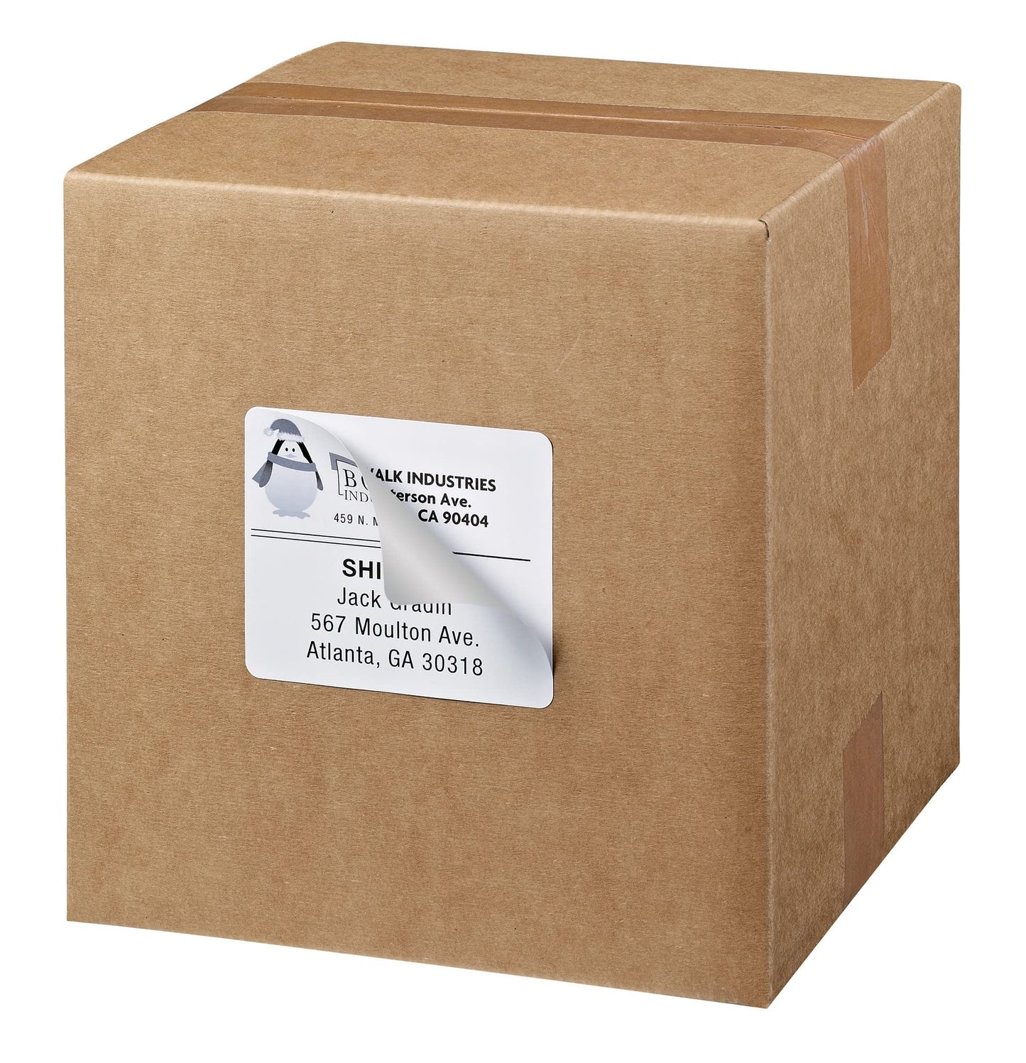 Avery Printable Shipping Labels with Sure Feed, 3-1/3" x 4", White, 150 Blank Mailing Labels (8164)