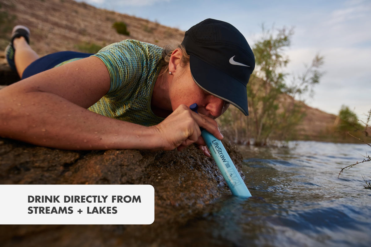 LifeStraw Personal Water Purifier for Hiking, Camping, Travel, and Emergency Preparedness