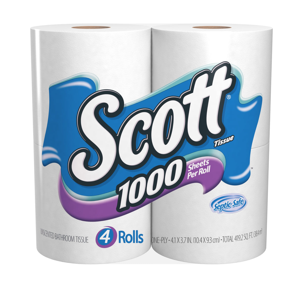 Scott 1000 Bath Tissue, 1000 Sheet Rolls (16 Rolls)