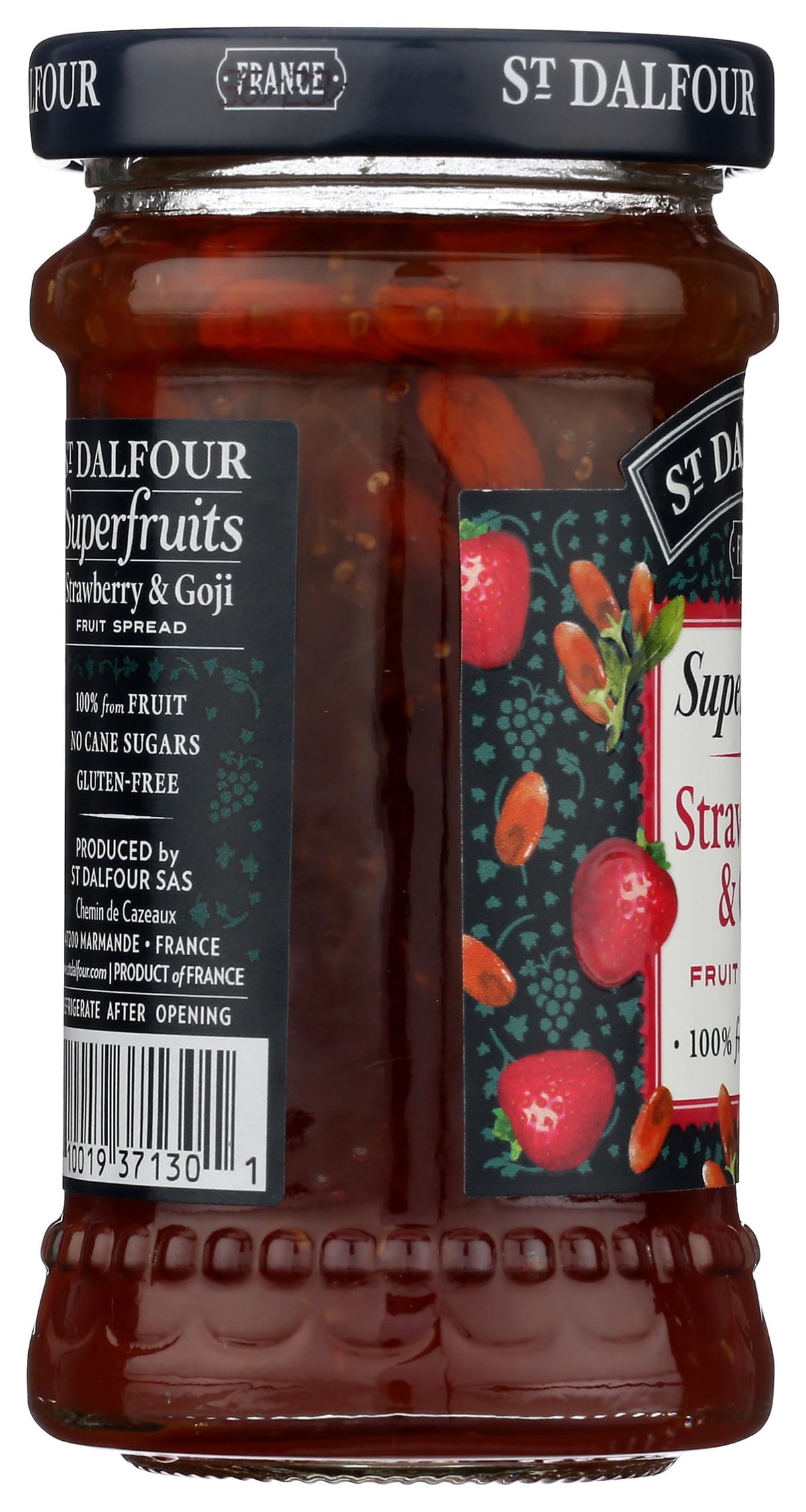 St. Dalfour Strawberry & Goji Superfruits Spread, 6 OZ