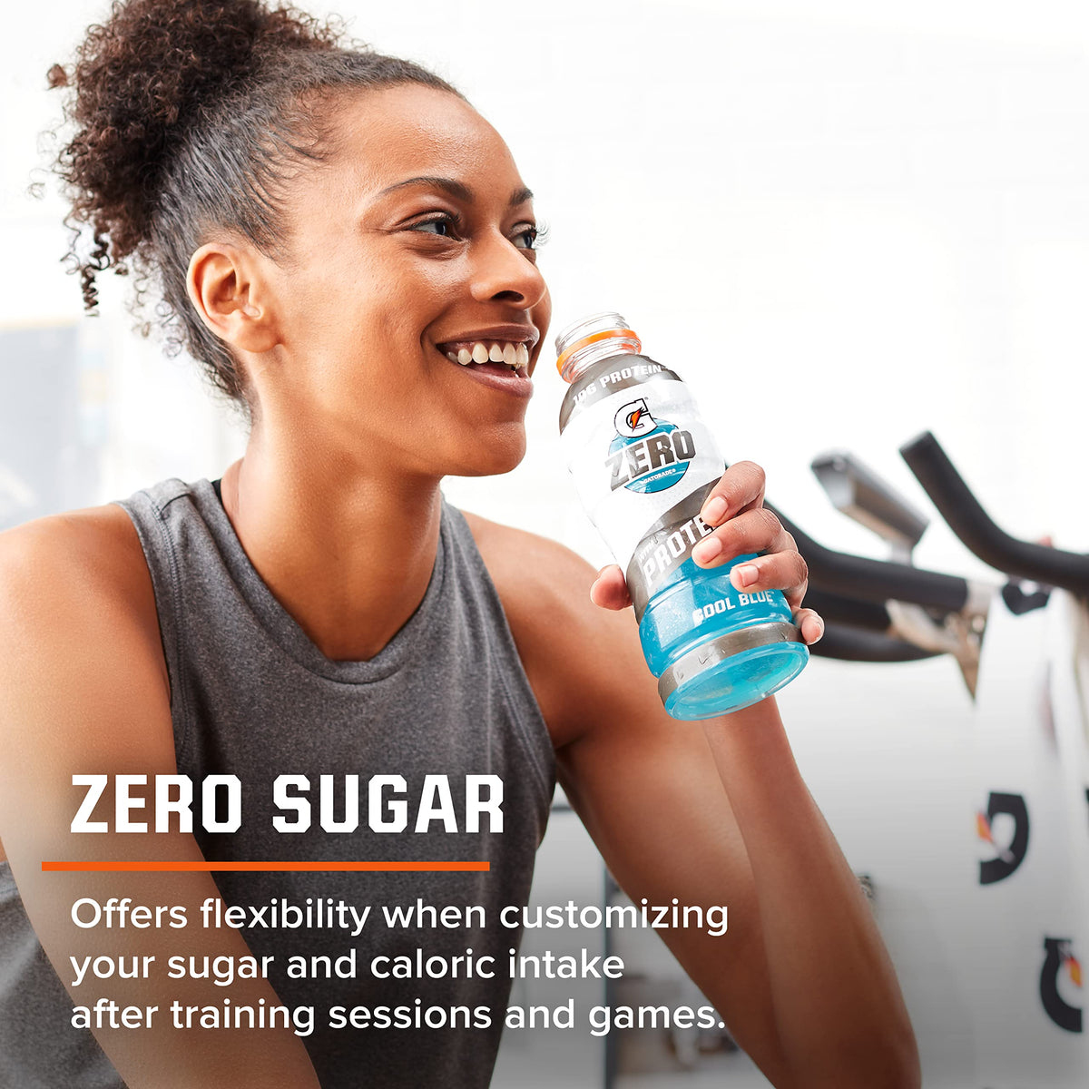 Gatorade Zero With Protein, 10g Whey Protein Isolate, Zero Sugar, Electrolytes, Grape, 16.9 Fl Oz, 12 Pack