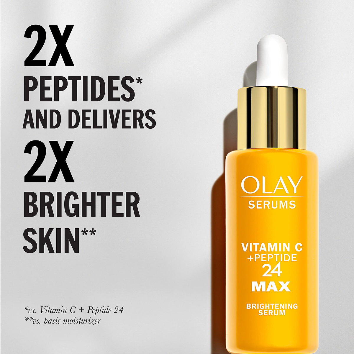 Olay Vitamin C Max Brightening Serum, 1.3 FL OZ (40 mL)