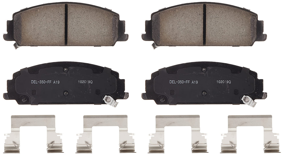 ACDelco Gold 17D1351CH Ceramic Front Disc Brake Pad Set