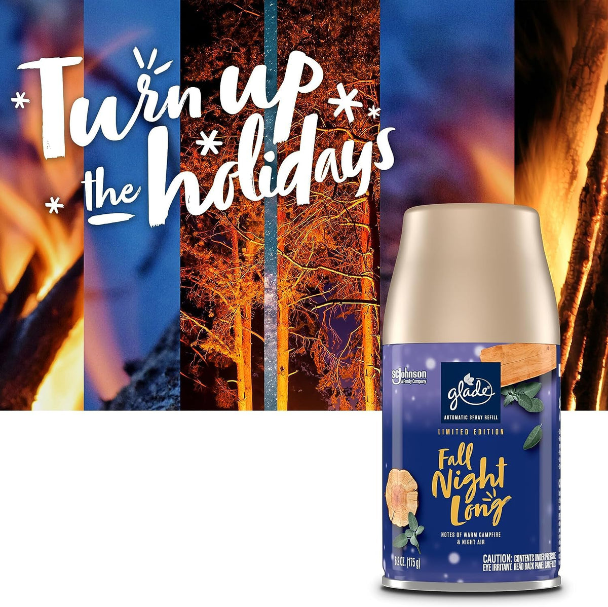 Glade Automatic Spray, Fall Night Long 6.2 Ounce (Pack of 2)