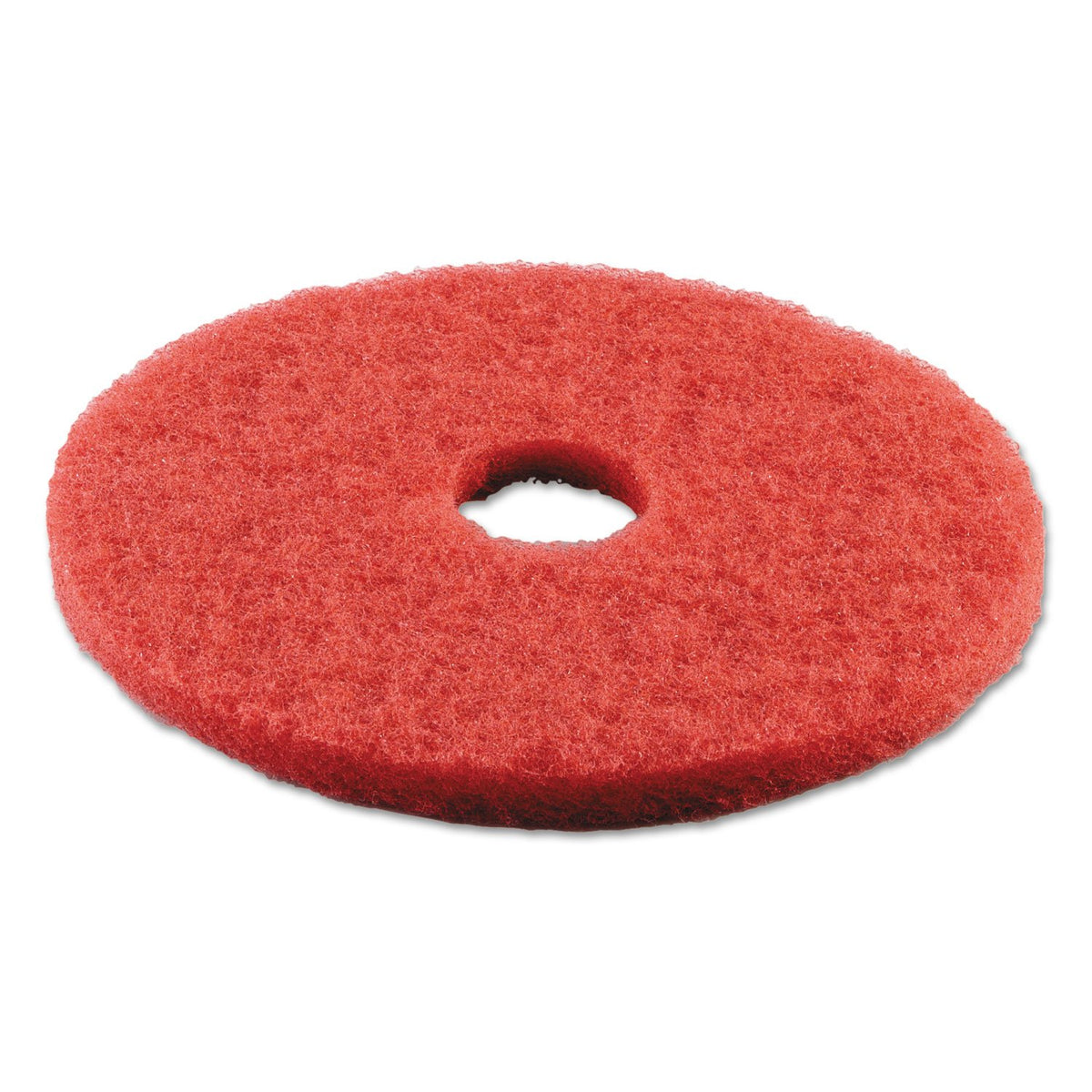 Boardwalk BWK4018RED 18 in. Buffing Floor Pads - Red (5/Carton)