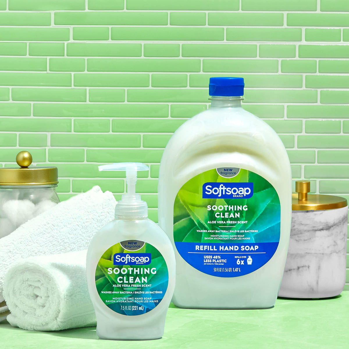 Softsoap Soothing Clean Liquid Hand Soap Refill, 32 Ounce, 6 Pack