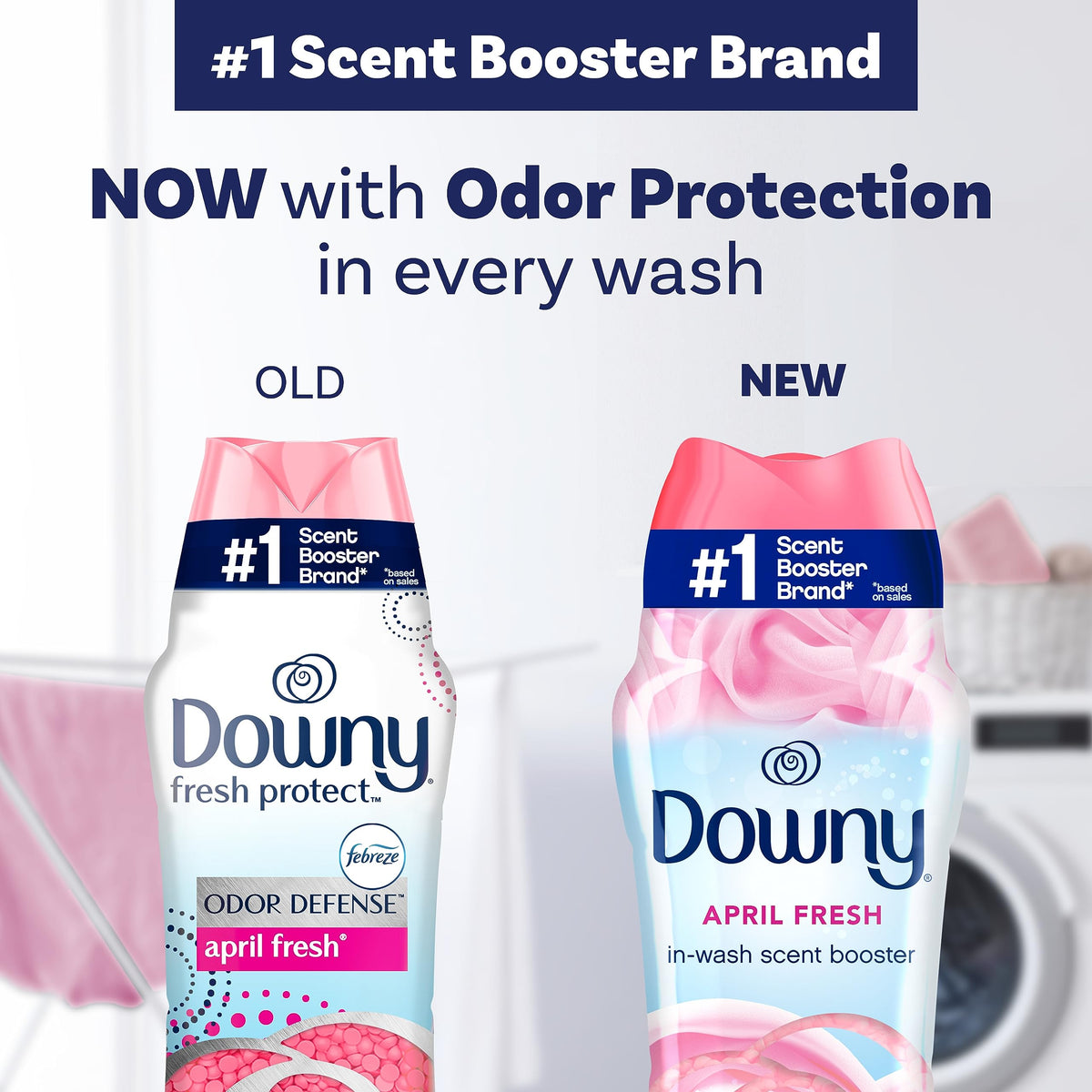 Downy In-Wash Laundry Scent Booster Beads, April Fresh, 13.4 oz