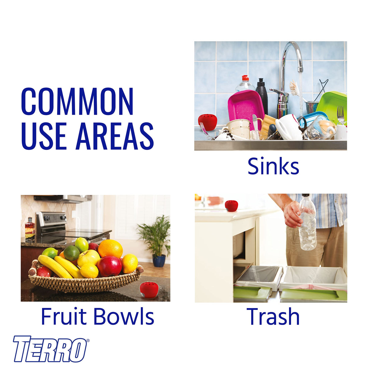 Terro Fruit Fly Trap 4 Traps + 180 Days Lure Supply