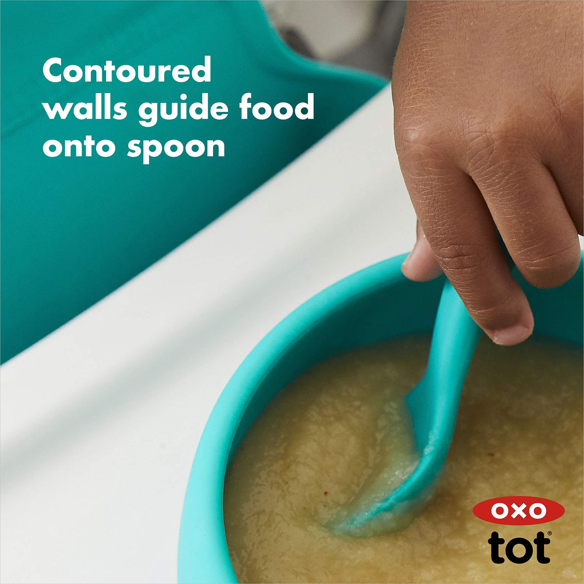 OXO Tot Silicone Bowl Teal