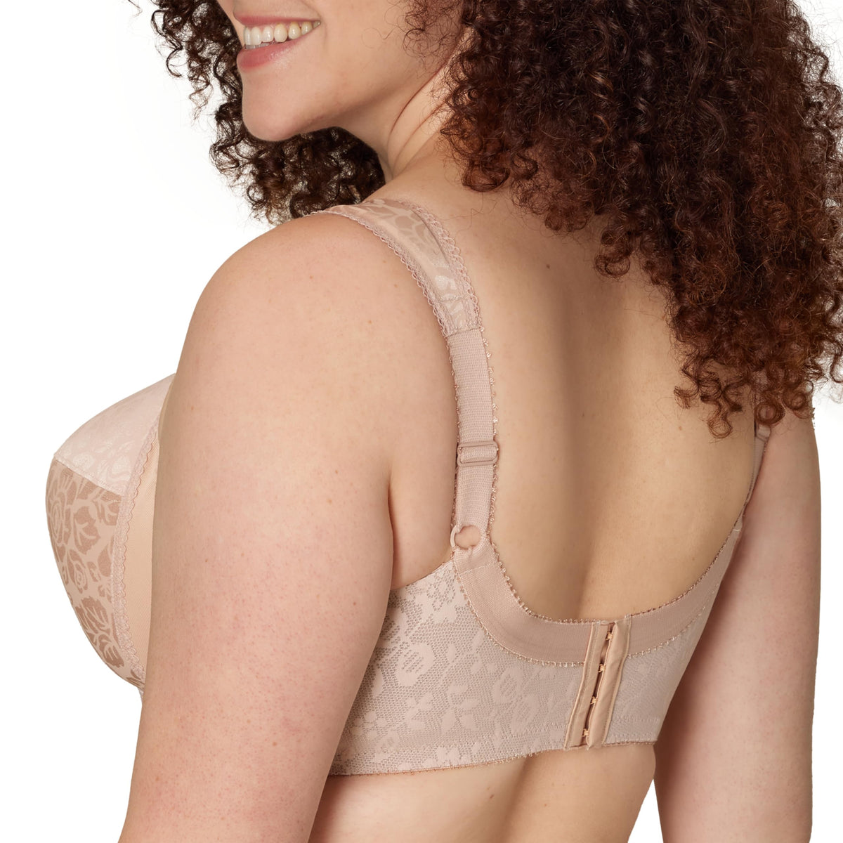 PLAYTEX Womens 18 Hour Comfort-strap Wireless Bra, Full-coverage With 4-way Trusupport, Single & 2-pack Bras, Cafe Au Lait (Nude), 42B US