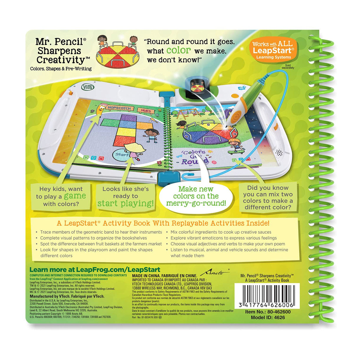 LeapFrog LeapStart Mr. Pencil Sharpens Creativity