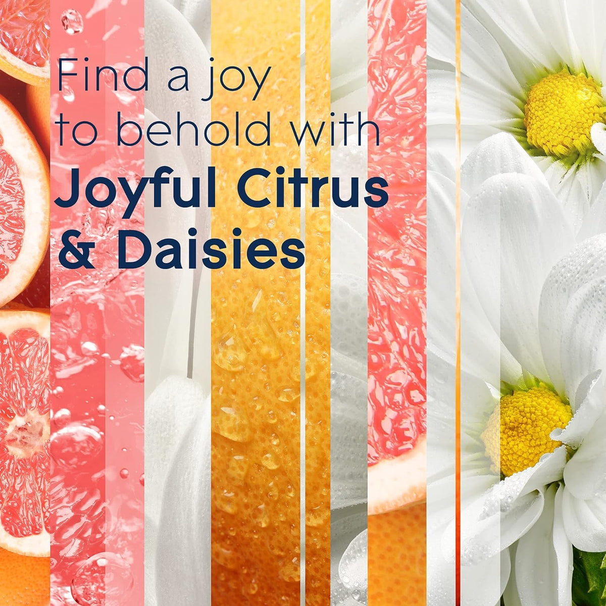 Glade Automatic Spray Refill, Air Freshener for Home and Bathroom, Joyful Citrus & Daisies, 6.2 Oz, Pink