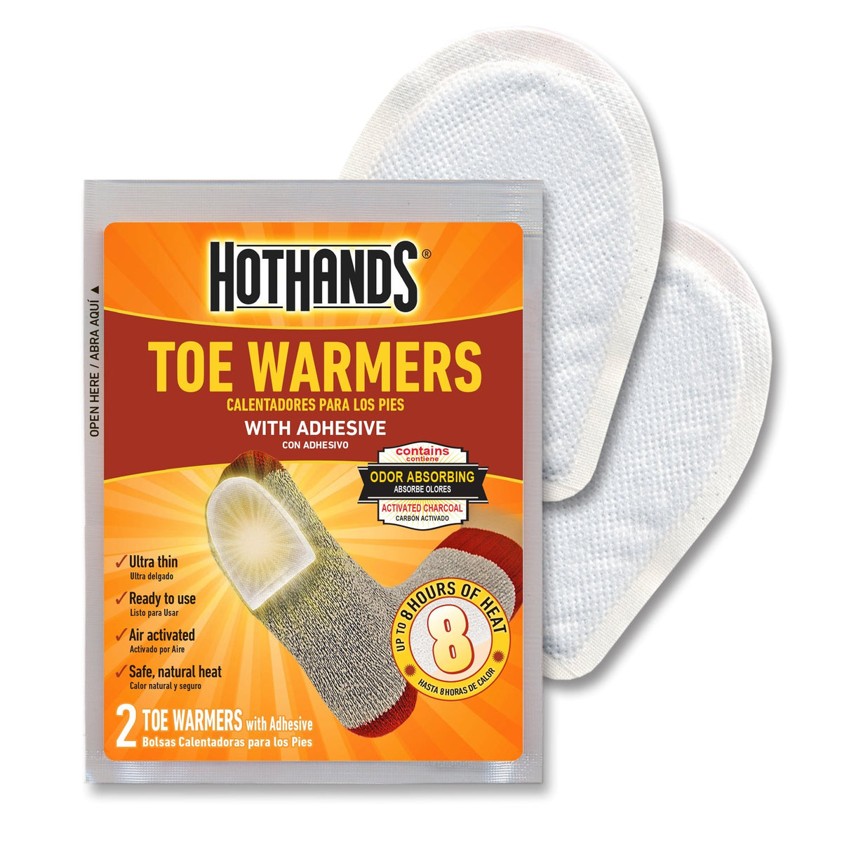 Hothands Toe Warmers (2 Pair Bag)