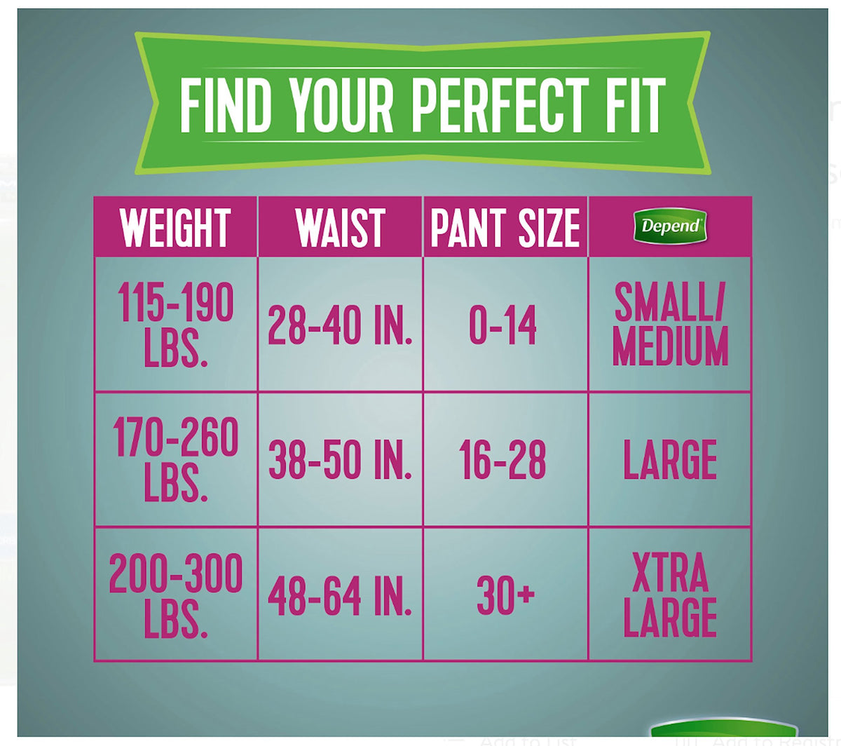 17 Count (1 Package) Large Women's Depends Maximum Fit Flex Underwear
