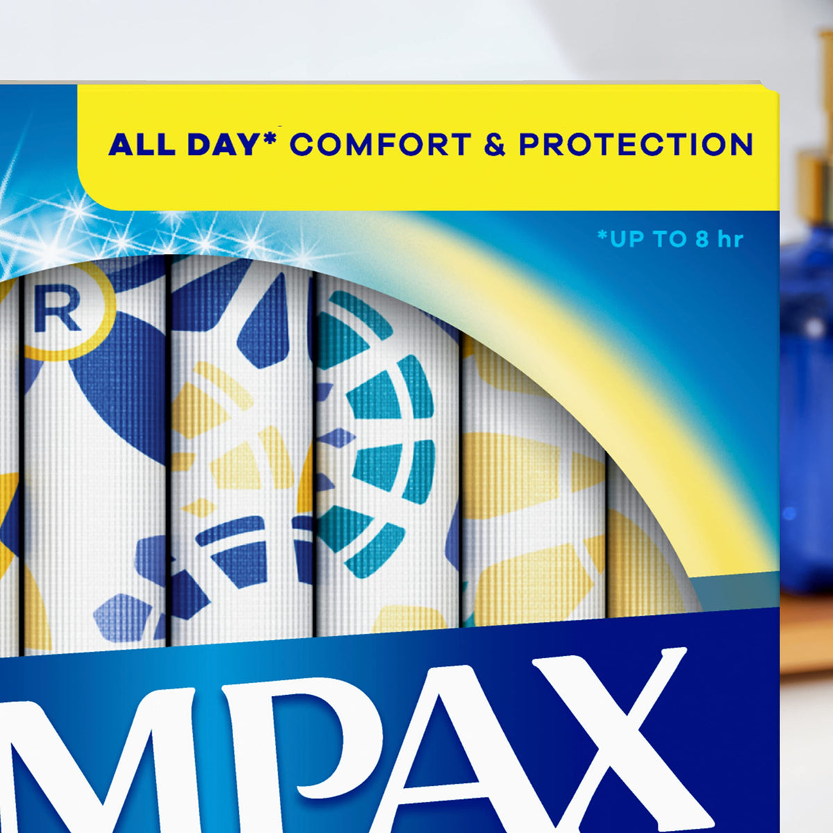 Tampax Pearl Plastic Tampons, Mutlipack, Light/Regular/Super Absorbency, Unscented, 50 Count (Packaging May Vary)