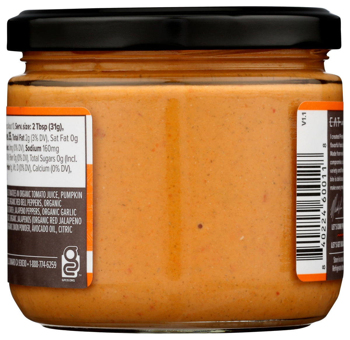 Primal Kitchen No Dairy Plant Based Queso, 11.5 OZ