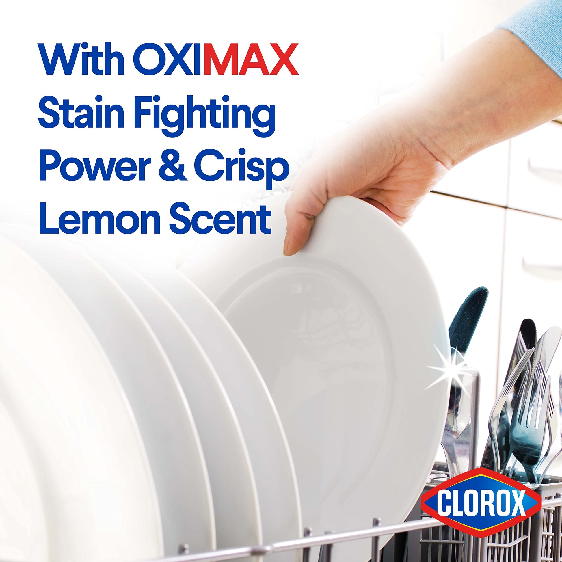 Clorox Triple Action + Ultra Dishwasher Detergent Pacs, 60 Count Dishwashing Pacs, Fresh Scent