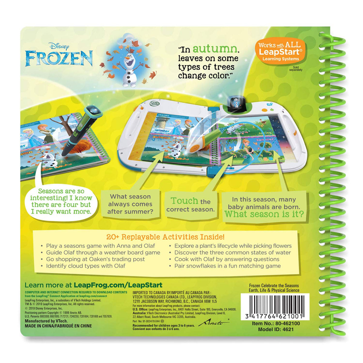 LeapFrog LeapStart Frozen Celebrate The Seasons