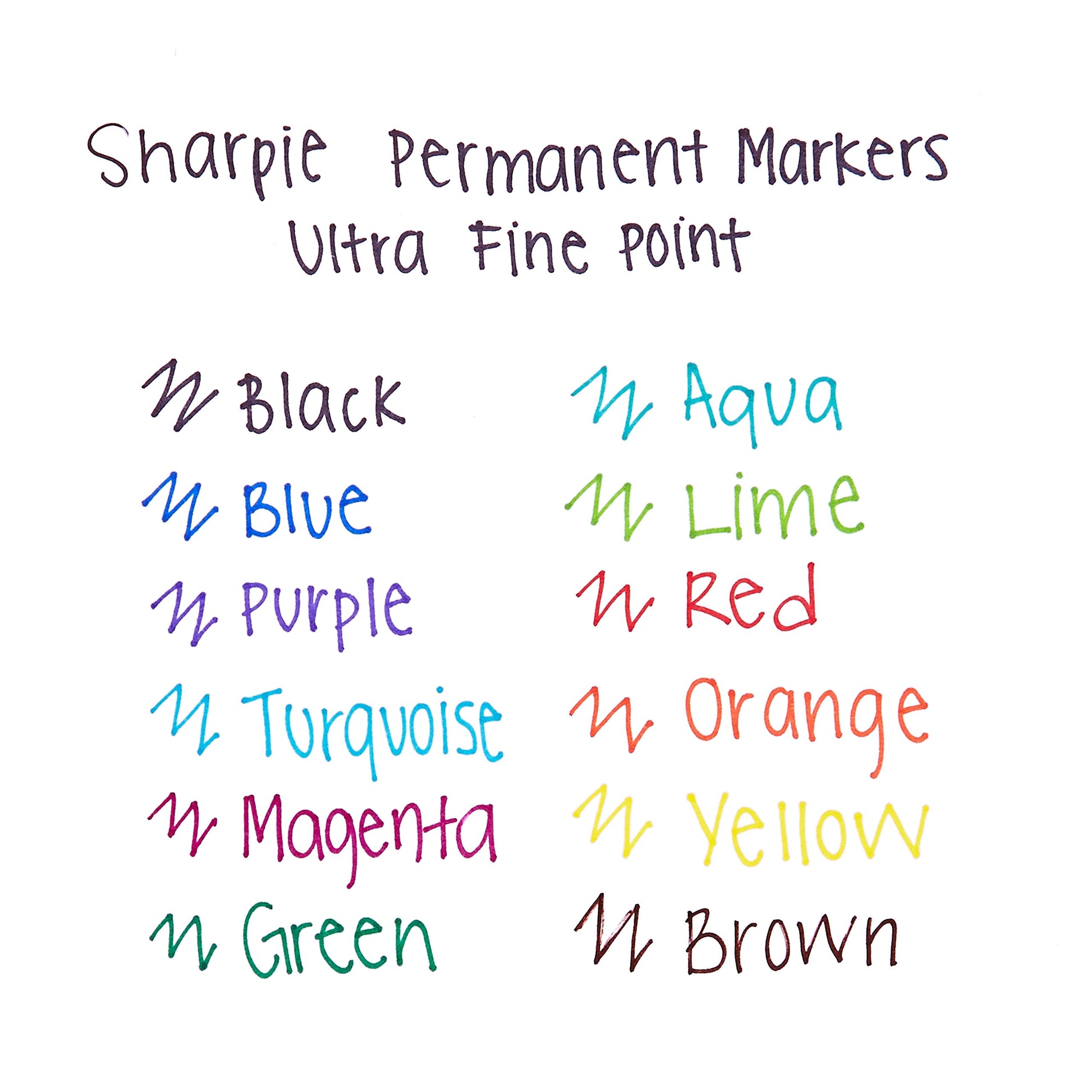 SHARPIE Retractable Permanent Markers, Ultra Fine Point, Blue, 12 Count - 1735792